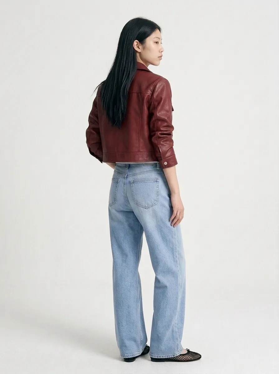 Finished studio model shot of the same garments